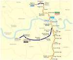 East London Tube Map