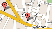 Sydenham Map c google