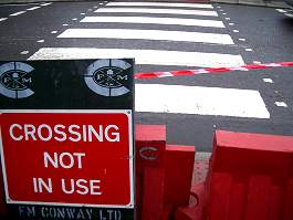 Zebra Crossing Closed
